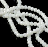 Zdjęcie - Oponka fasetowana white AB 4x6mm